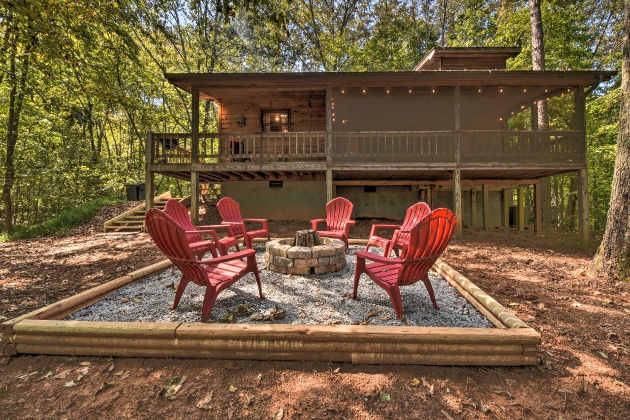 Blue Ridge Cabin Hot Tub, Fire Pit And Grill! Exterior foto
